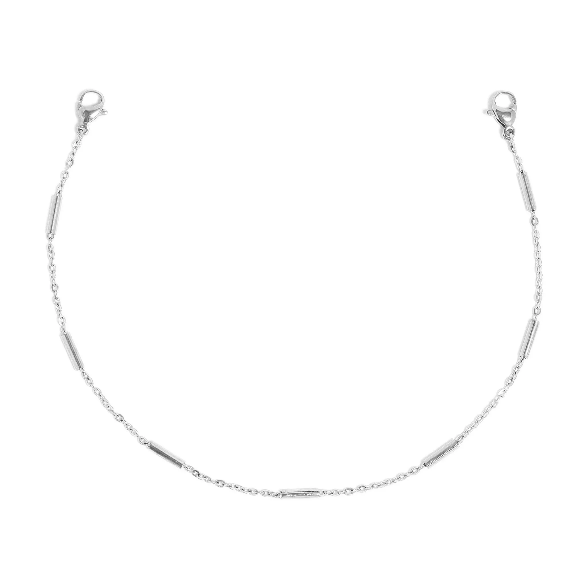 18K Gold PVD Stainless Steel Satellite Bar Trucker Hat Chain / CHN0036