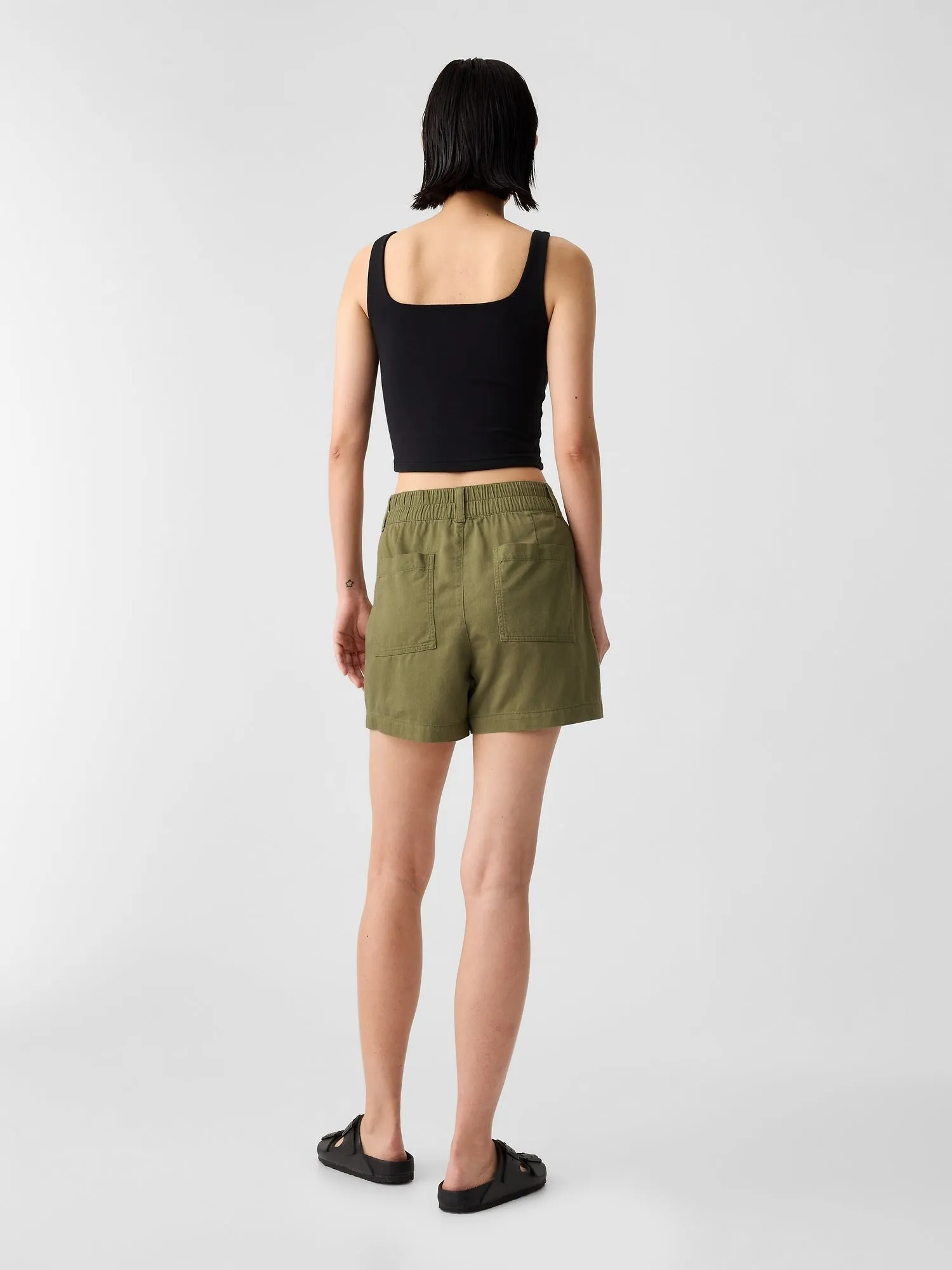 4" High Rise Easy Utility Shorts