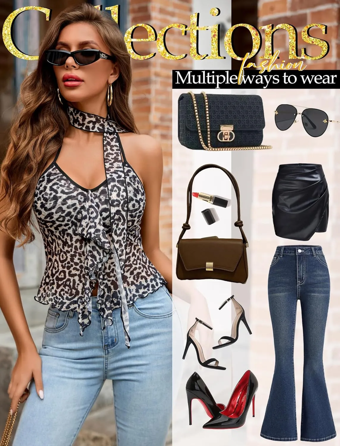 Avidlove Halter Tops for Women Mesh Tank Top Sexy Camisoles Y2K Crop Top Going Out Tops Trendy Summer Tops Outfits