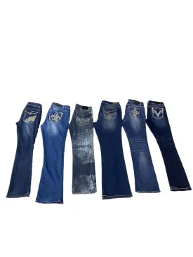 BestSeller Y2k Mixed Brands Classic Flare/Straight Leg Jeans - 19 Pcs