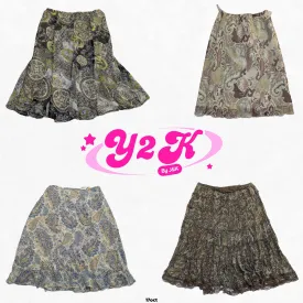 Rodeo Rebel: Y2K Cowgirl Skirt Mix