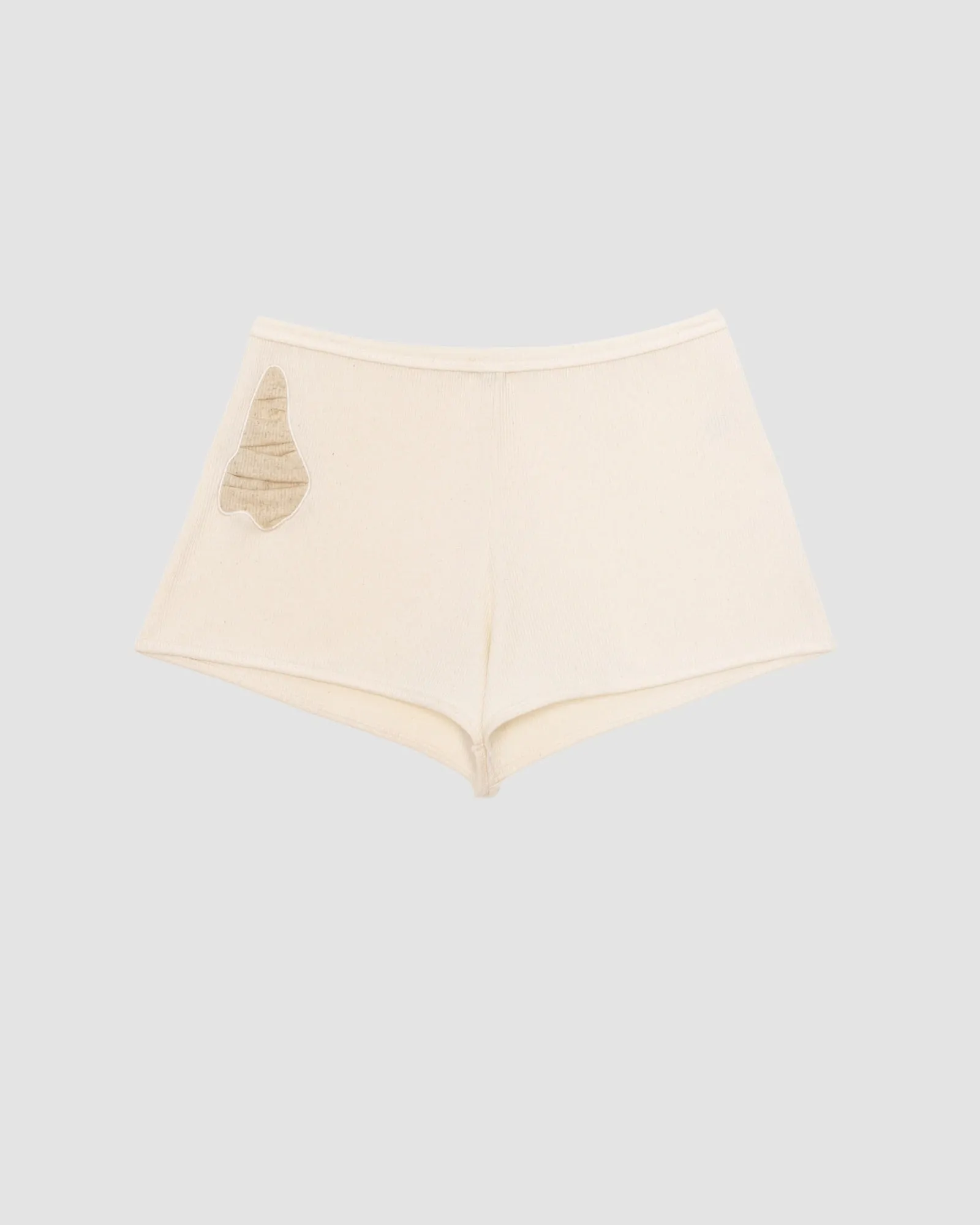 Root Shorts - Recycled Cotton Rib - Undyed