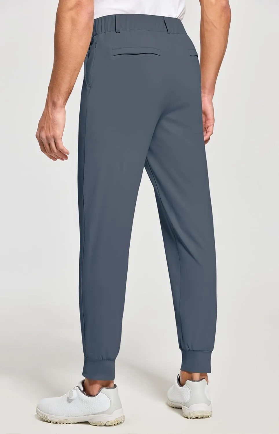 Willit Men's Golf Joggers Stretch Pants with 5 Pockets Slim Fit Sweatpants Work Dress Pants with Belt Loops