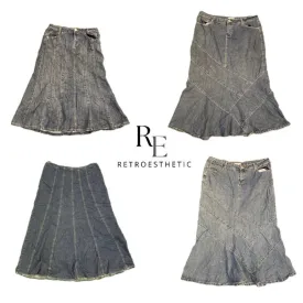 Y2K 2024 Denim Mary Skirts (DR-145)