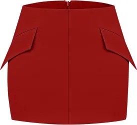 YMDUCH Women's Trendy Casual Mid-Waist Stretchy Fitted Bodycon Party Club Mini Pencil Skirts